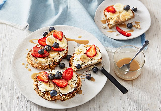 Weekend fruit toast recipe - Women's Health and Fitness Magazine